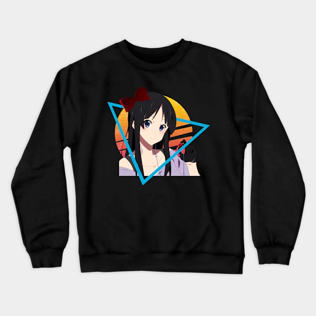 Ui and Jun's Supportive Harmony K-on! Sisterly Band Bond Shirt Crewneck Sweatshirt by NinaMcconnell